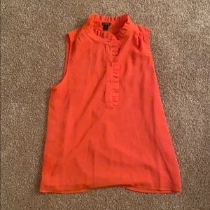 Jcrew Salmon Sleeveless Top